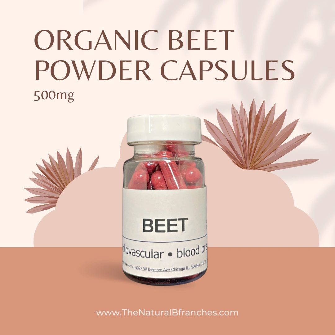 Organic Beet Powder Capsules 30ct (500mg)
